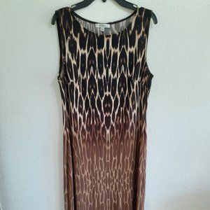 Sandra Darren Women's Long Sleeveless Maxi Dress